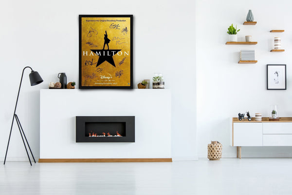 Hamilton Signed Poster with COA