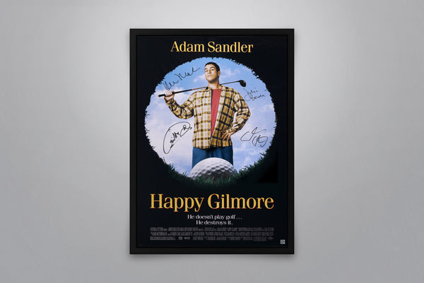 Happy Gilmore Signed Poster with COA