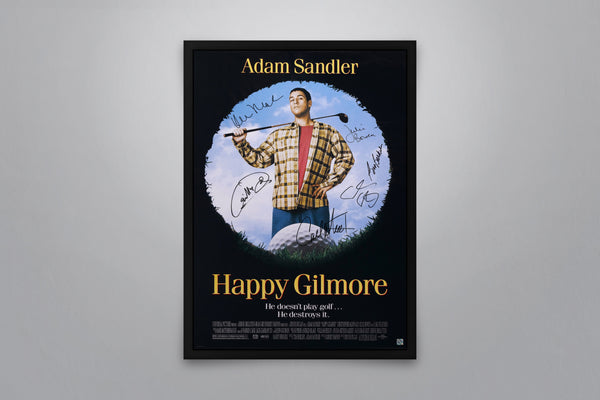 Happy Gilmore Signed Poster with COA