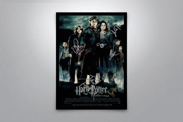 Harry Potter and the Goblet of Fire Signed Poster with COA