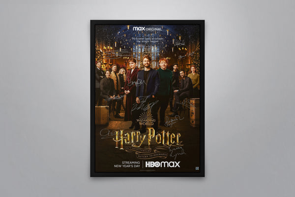 Harry Potter 20th Anniversary: Return to Hogwarts Signed Poster with COA