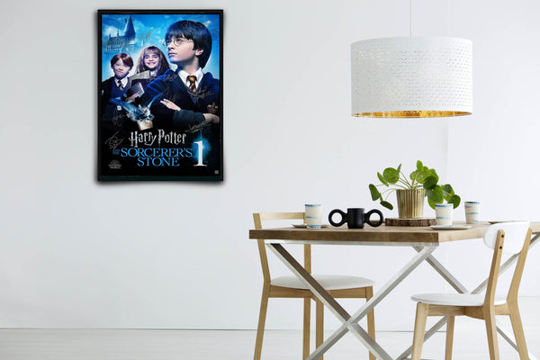 Harry Potter and the Sorcerer's Stone Signed Poster with COA