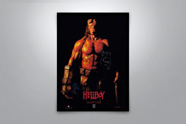 Hellboy Signed Poster with COA