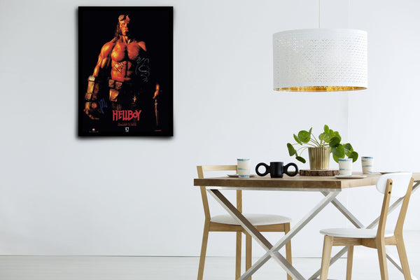 Hellboy Signed Poster with COA