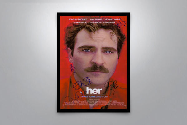 Her Signed Poster with COA