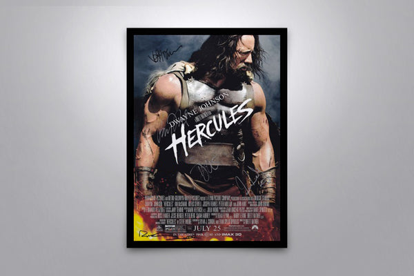Hercules Signed Poster with COA