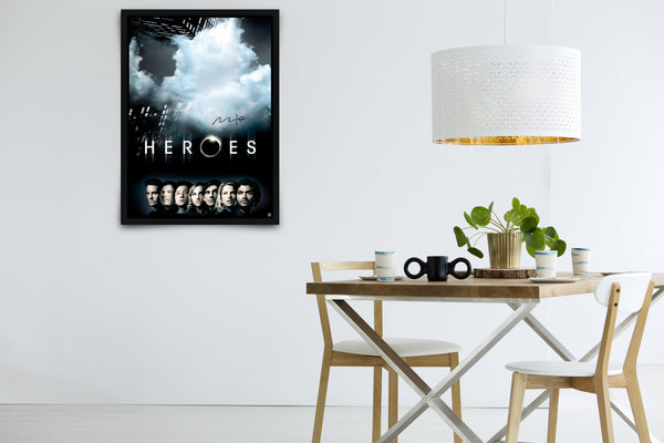 Heroes Signed Poster with COA