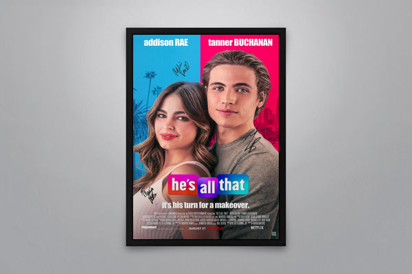 He's All That Signed Poster with COA