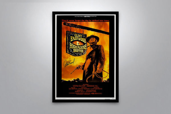 High Plains Drifter Signed Poster with COA