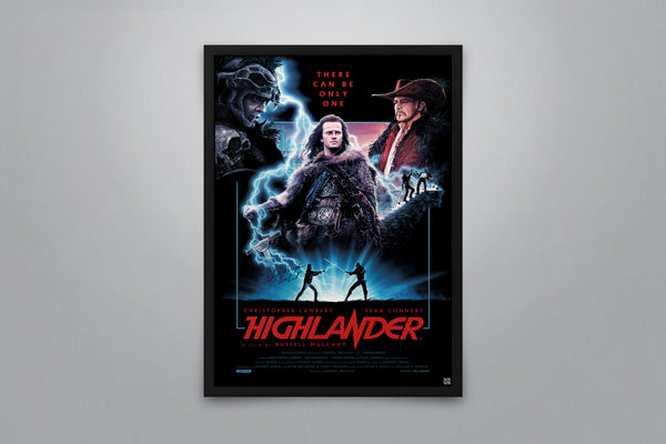 Highlander Signed Poster with COA