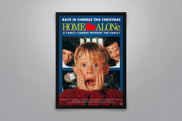 Home Alone Signed Poster with COA