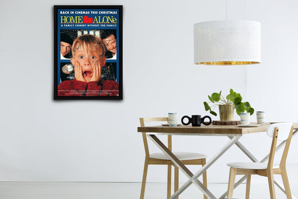 Home Alone Signed Poster with COA