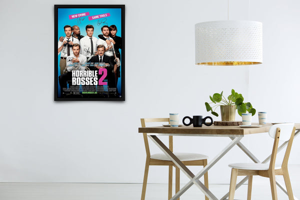 Horrible Bosses 2 Signed Poster with COA