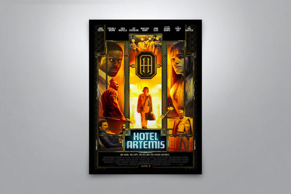 Hotel Artemis Signed Poster with COA