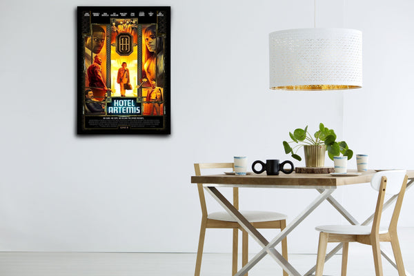 Hotel Artemis Signed Poster with COA