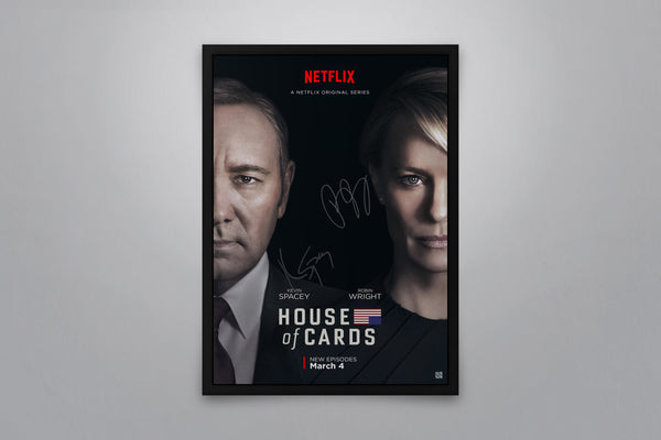 House of Cards Signed Poster with COA