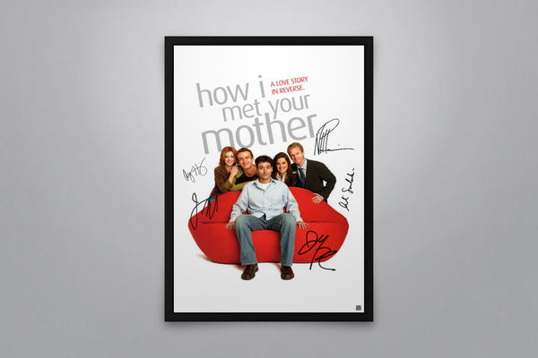 How I Met Your Mother Signed Poster with COA