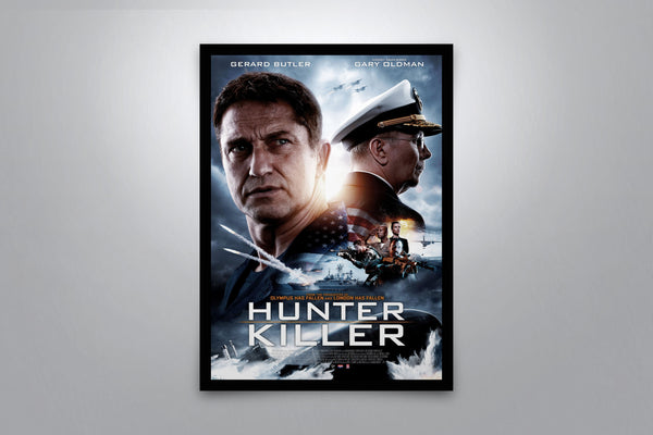 Hunter Killer Signed Poster with COA