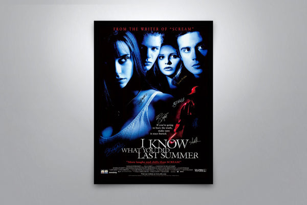 I Know What You Did Last Summer Signed Poster with COA