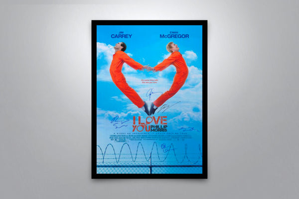 I Love You Phillip Morris Signed Poster with COA