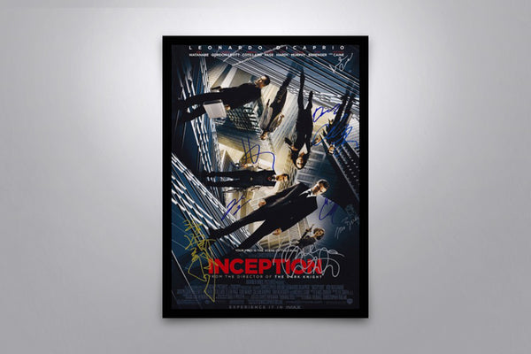 Inception Signed Poster with COA