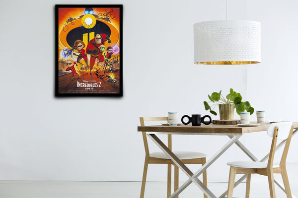 Incredibles 2 Signed Poster with COA