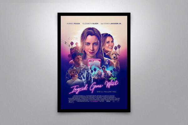 Ingrid Goes West Signed Poster with COA