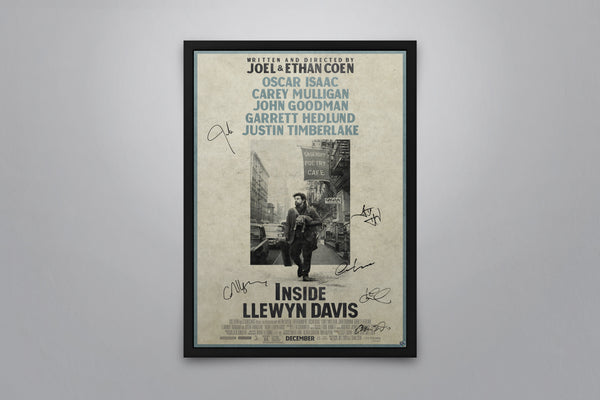 Inside Llewyn Davis Signed Poster with COA