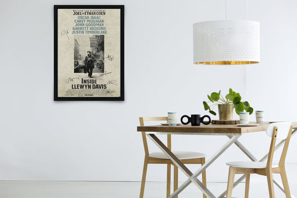 Inside Llewyn Davis Signed Poster with COA