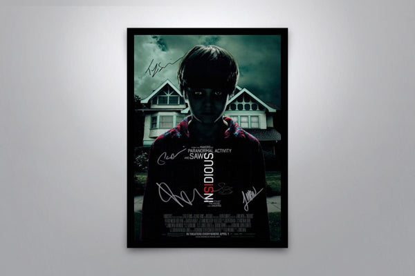 Insidious Signed Poster with COA