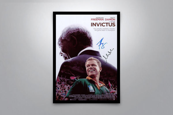 Invictus Signed Poster with COA