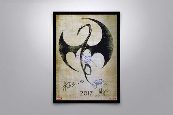 Iron Fist Signed Poster with COA
