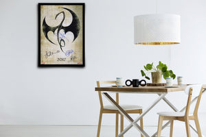 Iron Fist Signed Poster with COA