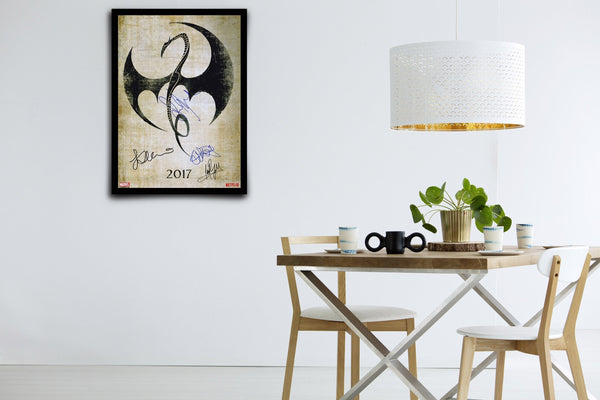 Iron Fist Signed Poster with COA