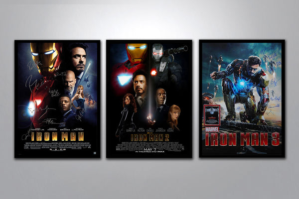 Iron Man Autographed Poster Collection