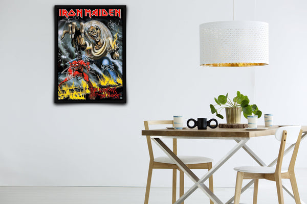 Iron Maiden - Signed Poster + COA