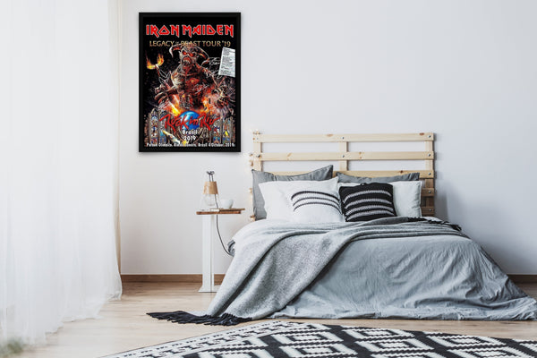 Iron Maiden: Legacy of the Beast Signed Poster with COA