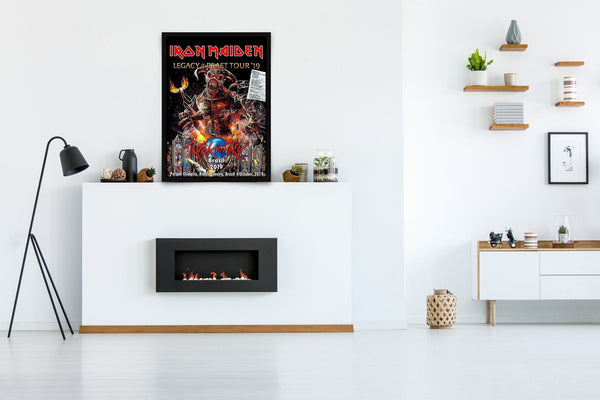 Iron Maiden: Legacy of the Beast Signed Poster with COA