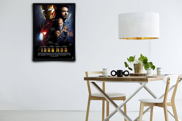 Iron Man Signed Poster with COA