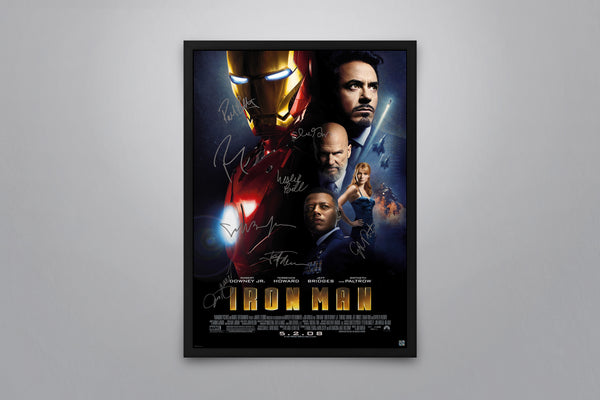 Iron Man Signed Poster with COA