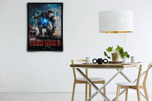 Iron Man 3 Signed Poster with COA