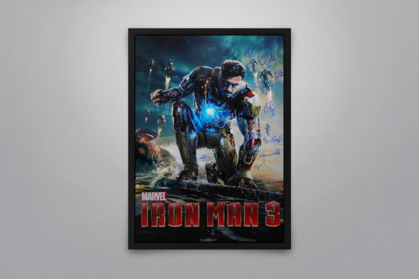 Iron Man 3 Signed Poster with COA