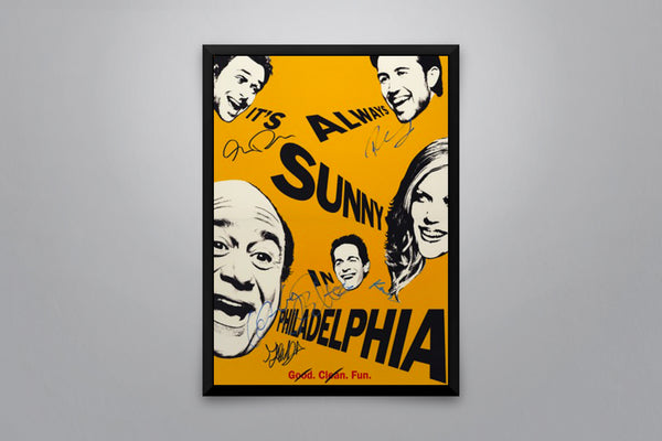 It's Always Sunny in Philadelphia Signed Poster with COA