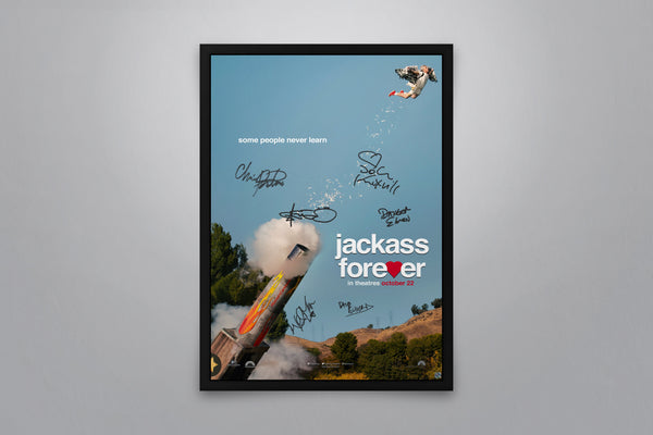 Jackass Forever Signed Poster with COA