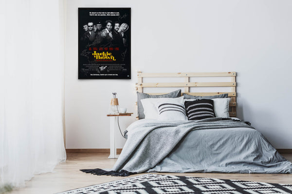Jackie Brown Signed Poster with COA