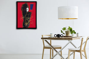 Janet Jackson: Control Signed Poster with COA