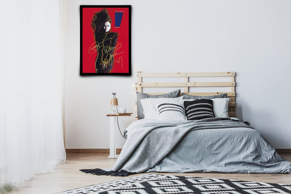 Janet Jackson: Control Signed Poster with COA