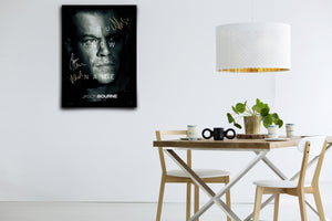 Jason Bourne Signed Poster with COA