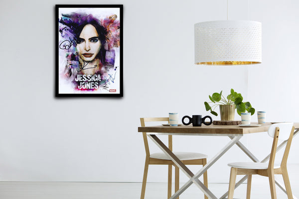 Jessica Jones Signed Poster with COA