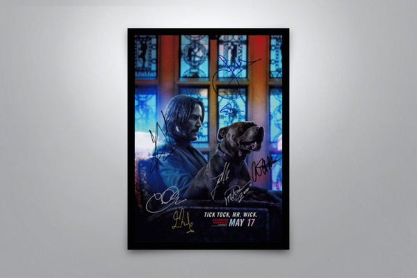 John Wick: Chapter 3 Parabellum Signed Poster with COA